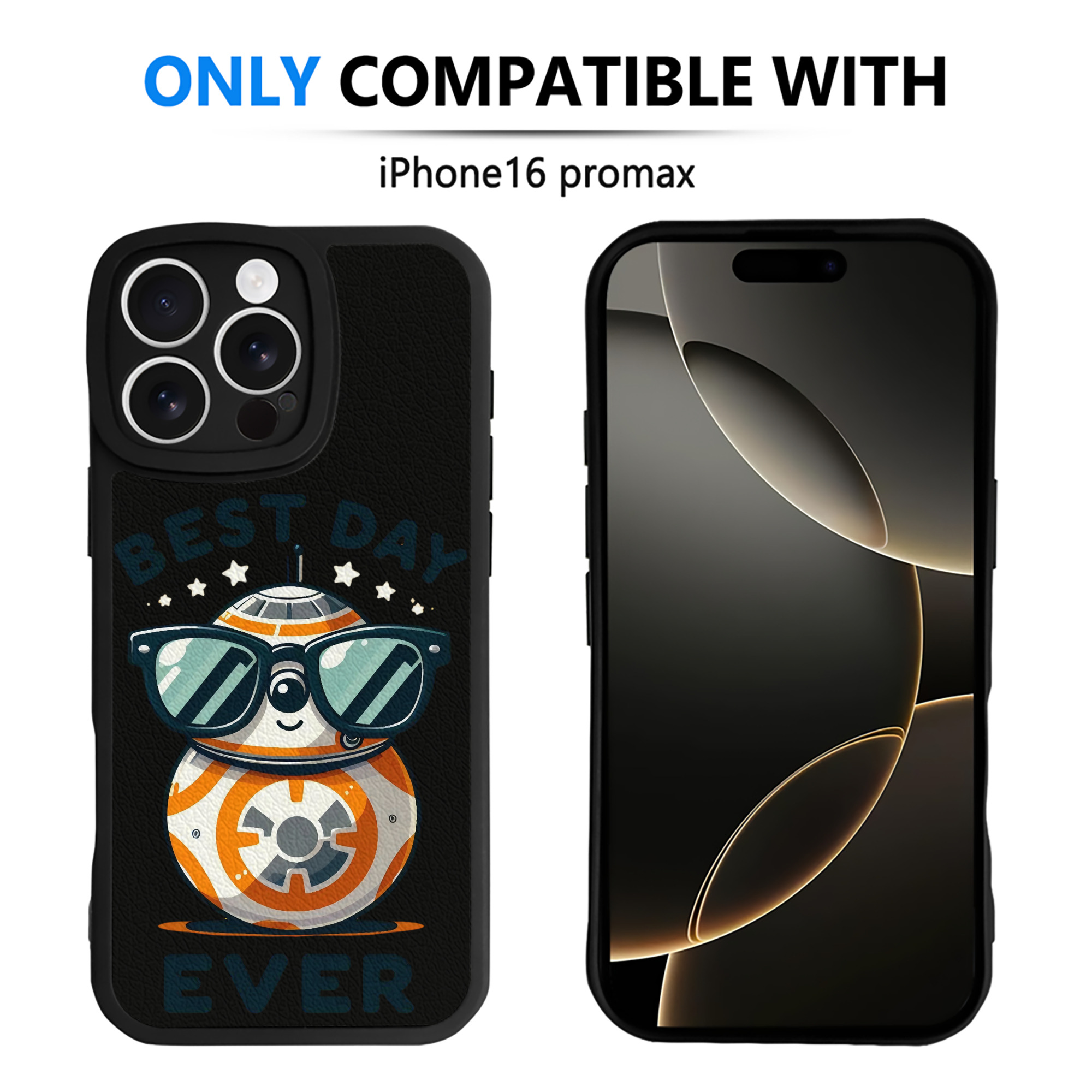 （画像用） スター・ウォーズ Star Wars 【iPhone 16シリーズ対応】シリコンスマホケース（レザー調） 材質：シリコン